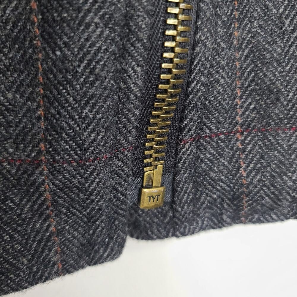 Artisan De Luxe Wool Leather Patchwork Asymmetric… - image 8